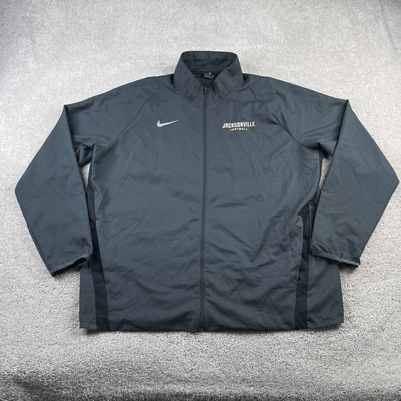 Jacksonville Jaguars‎ Jacket Mens XL Grey Nike Dri Fit Full Zip Windbreaker - Picture 1 of 15